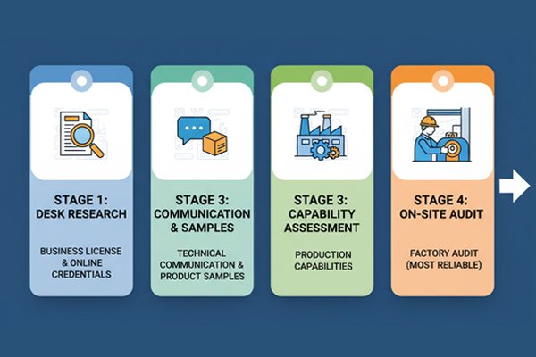 A sourcing agent verifying a Chinese supplier's factory in Yongkang