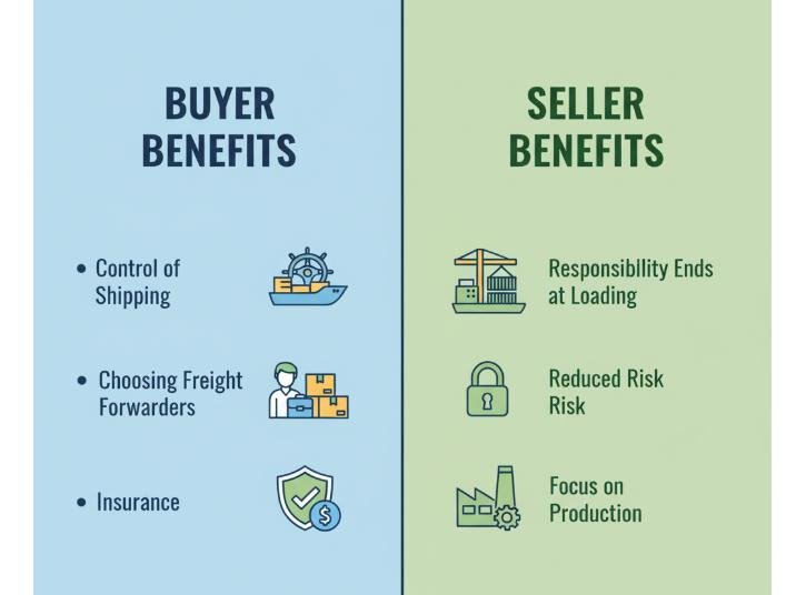 advantages of using fob for ocean freight