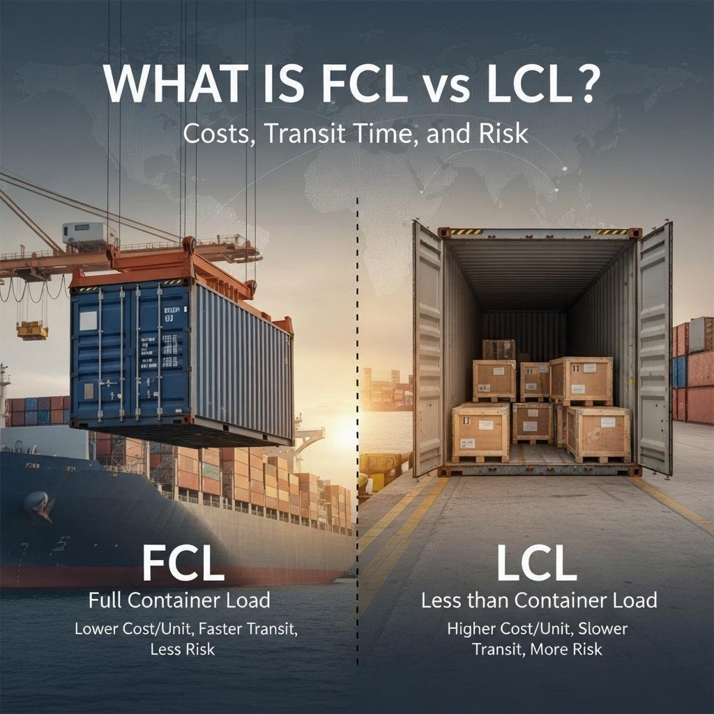 cover photo that explains the difference between fcl and lcl