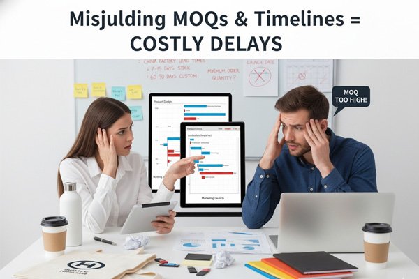 promotional merchandise sourcing MOQ timeline planning