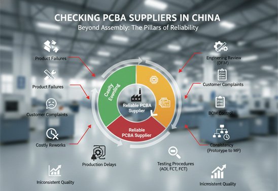 checking pcba supplier in china