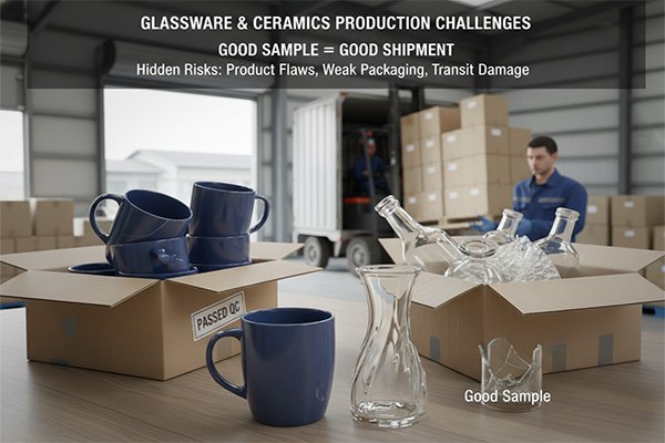 Glassware ceramics production challenges