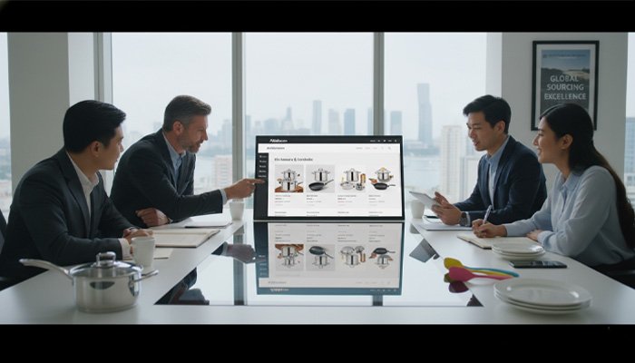 Alibaba sourcing for wholesale kitchenware buyers and importers